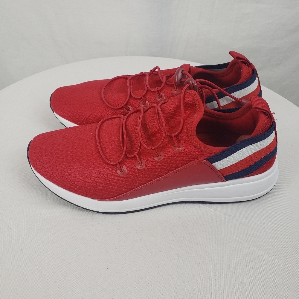 Tommy Hilfiger Women's Red Athletic Shoes Sz 7 - Picture 2 of 7